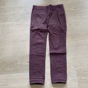 Gap Burgundy Chinos